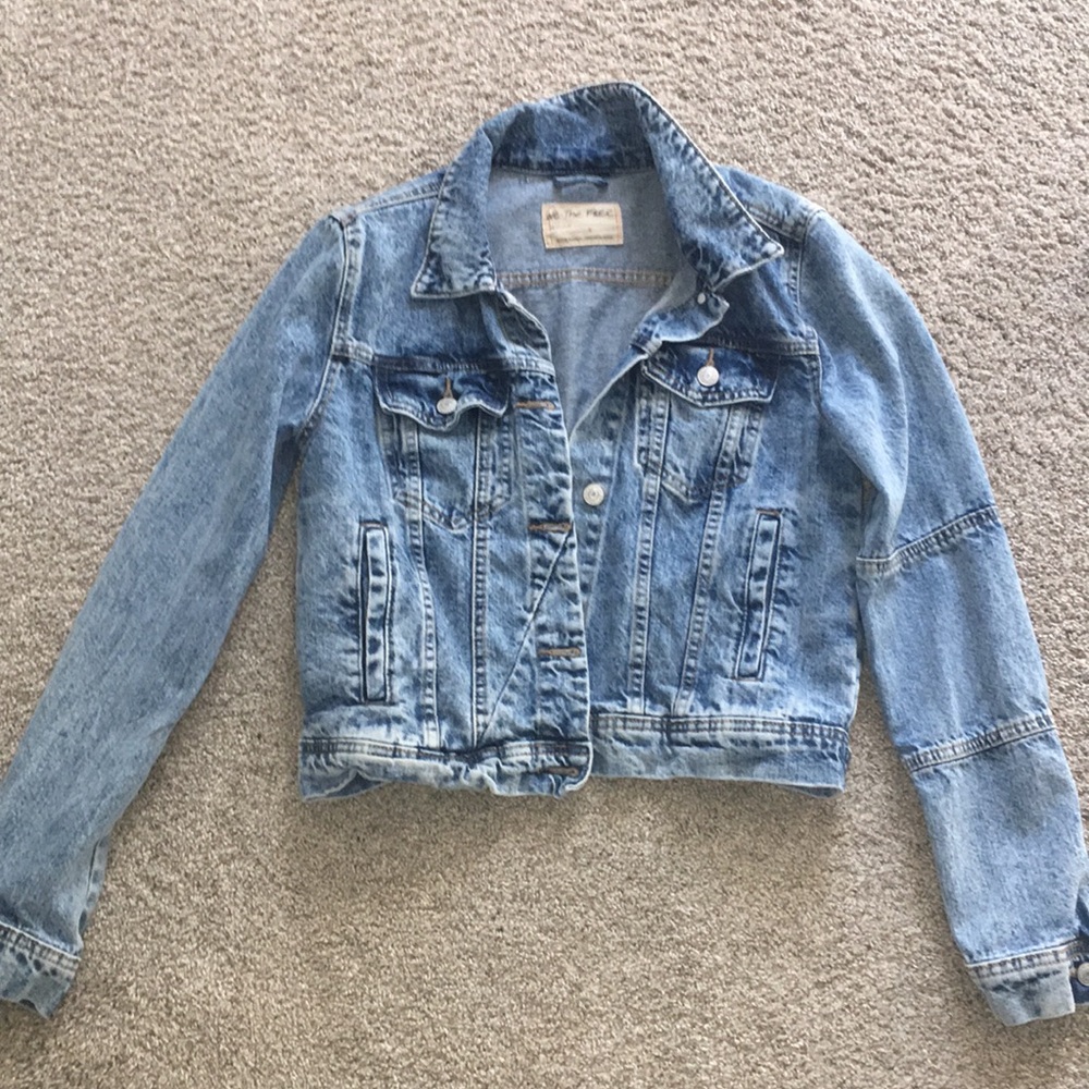 Free People Rumors Denim Jacket